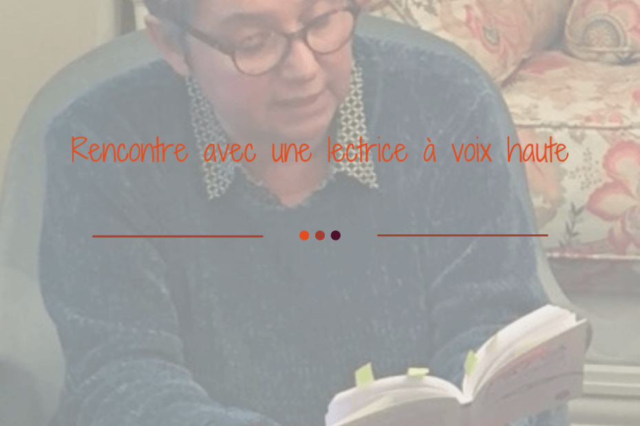 Illustration article rencontre avec une lectrice à voix haute - Nathalie Sagot-Duvauroux
