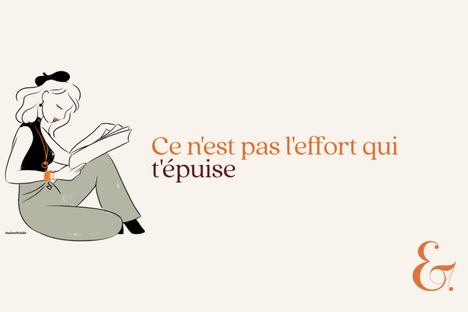 Je me suis épuisée. Ça m'a fait du bien.